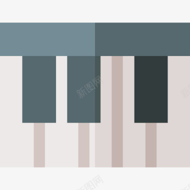 钢琴自由时间平调图标图标