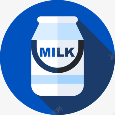 牛奶荷兰13平淡图标图标