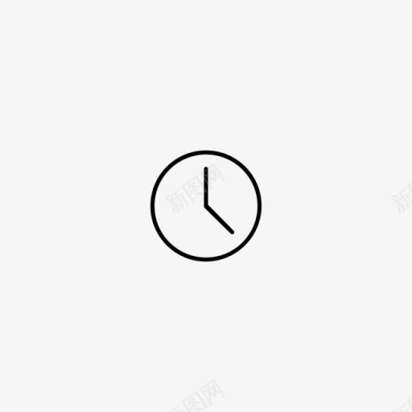 时钟时间ui基本图标图标