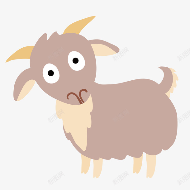 可爱的小绵羊png免抠素材_新图网 https://ixintu.com png图形 png装饰 动物 卡通 小绵羊 手绘 装饰