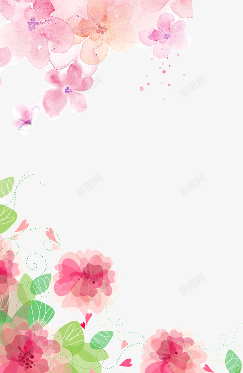 粉色浪漫花朵花卉png免抠素材_新图网 https://ixintu.com 浪漫 粉色 花卉 花朵