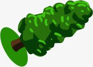 卡通绿色树木装饰png免抠素材_新图网 https://ixintu.com 卡通 树木 绿色 装饰