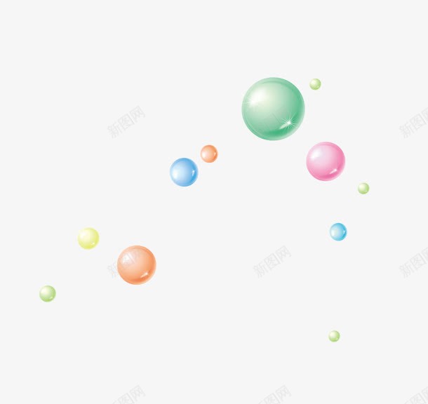 彩色漂浮圆形活动装饰png免抠素材_新图网 https://ixintu.com 圆形 彩色 活动 漂浮 装饰