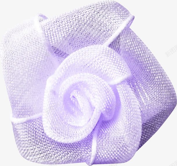 紫色纱布花朵png免抠素材_新图网 https://ixintu.com 紫色 纱布 花朵 装饰