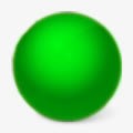 绿色彩色球素材