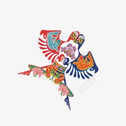 猫头鹰风筝卡通风筝高清图片