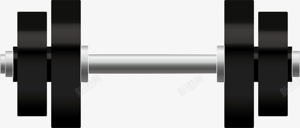 黑色对称哑铃矢量图eps免抠素材_新图网 https://ixintu.com 卡通哑铃 哑铃 对称 扁平健身哑铃 矢量哑铃 锻炼哑铃 黑色 矢量图