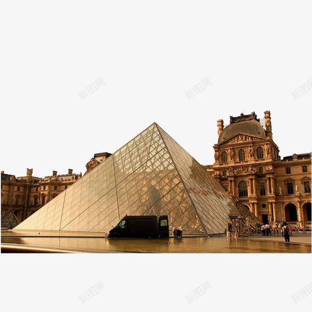 巴黎卢浮宫png免抠素材_新图网 https://ixintu.com 名胜古迹 巴黎 旅游风景 法国卢浮宫 著名建筑