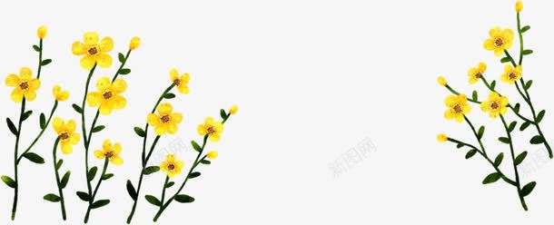 黄色梦幻花朵植物png免抠素材_新图网 https://ixintu.com 梦幻 植物 花朵 黄色