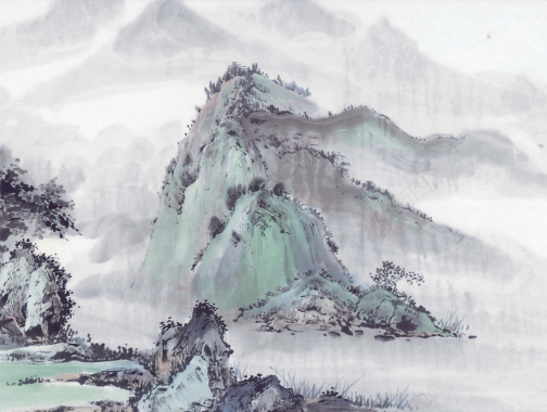 中国风古代画10背景