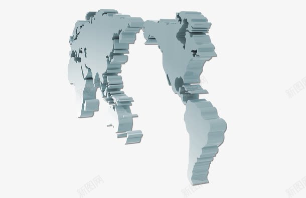 3d世界地图png免抠素材_新图网 https://ixintu.com 3d 世界地图 立体地图