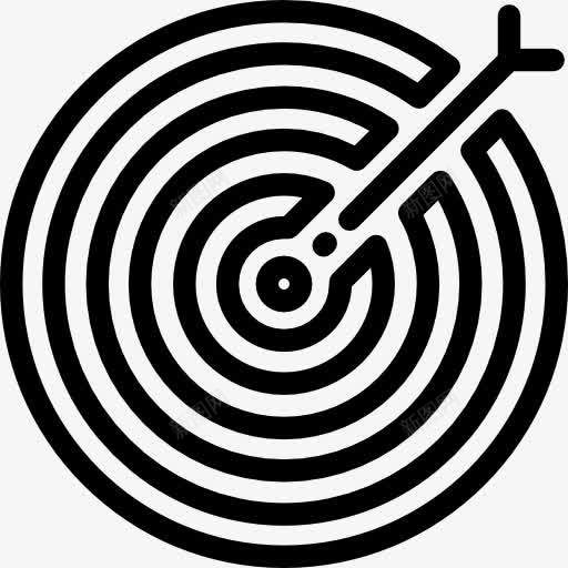 目标图标png_新图网 https://ixintu.com SEO和网络 射手 射箭 武器 目标 目的 箭 运动