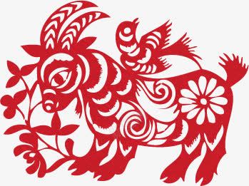 红色窗花图案双11png免抠素材_新图网 https://ixintu.com 11 图案 窗花 红色