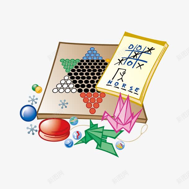 五子棋和纸鹤png免抠素材_新图网 https://ixintu.com png素材 五子棋 五子棋围棋 纸鹤