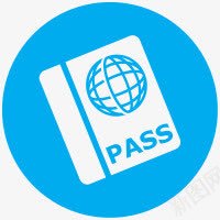 护照awttravelblueiconspng免抠素材_新图网 https://ixintu.com Passport 护照