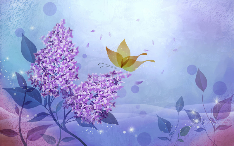 紫色花的背景jpg设计背景_新图网 https://ixintu.com 利落 干净 明亮 通透