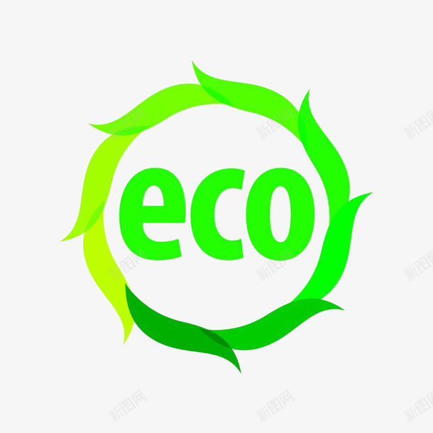 eco环保标签png免抠素材_新图网 https://ixintu.com eco环保标签 图标设计 标志 环保创意图标 环保图标