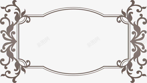 手绘花边装饰图框矢量图ai免抠素材_新图网 https://ixintu.com 图框 手绘 花边 装饰 矢量图