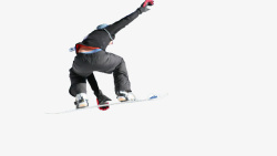 滑雪腾空动作素材