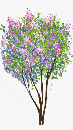 紫色花朵创意植物png免抠素材_新图网 https://ixintu.com 创意 植物 紫色 花朵