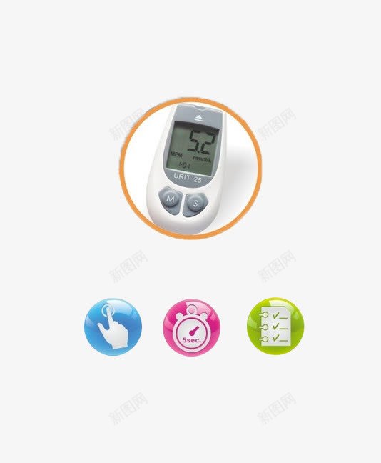 血糖测量仪png免抠素材_新图网 https://ixintu.com 图片 圆圈 点 血糖测 量仪
