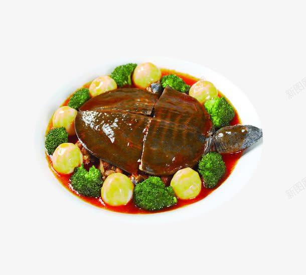 红烧甲鱼png免抠素材_新图网 https://ixintu.com 甲鱼 红烧甲鱼 食物