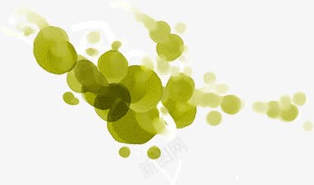 手绘绿色海报装饰png免抠素材_新图网 https://ixintu.com 海报 绿色 装饰