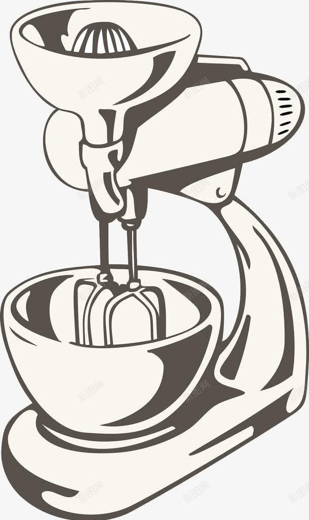 时尚生活png免抠素材_新图网 https://ixintu.com 咖啡 品质 手绘 机器 装饰