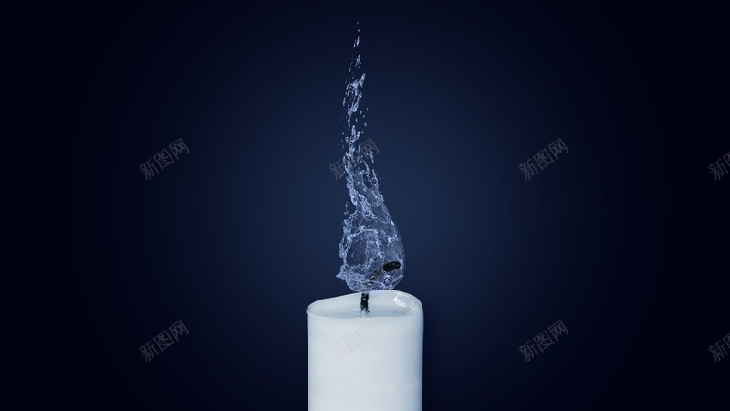 创意水焰蜡烛jpg设计背景_新图网 https://ixintu.com 创意图片 创意蜡烛 水焰 白蜡烛