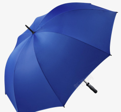 一把雨伞一把手绘蓝色雨伞高清图片