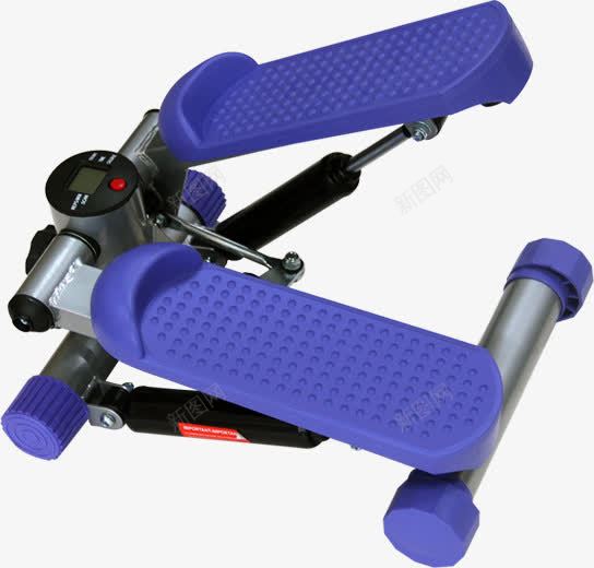 跑步器png免抠素材_新图网 https://ixintu.com 蓝色减肥机 跑步器 踏步机