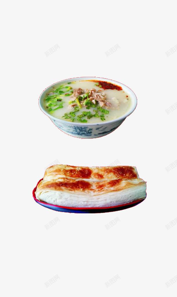 实拍的食物png免抠素材_新图网 https://ixintu.com 吃的 大饼 羊肉汤
