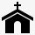 教堂简单的黑色iphonemini图标png_新图网 https://ixintu.com church 教堂