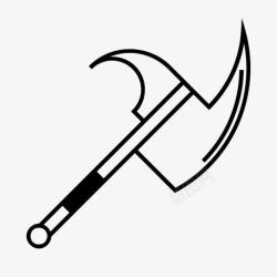 Axe斧创意锤锤斧线概述武器古董武器高清图片