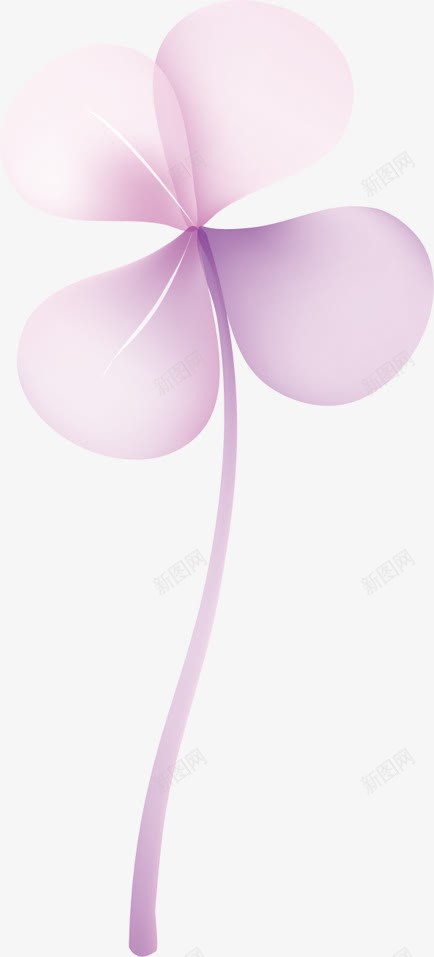 紫色梦幻花朵树叶png免抠素材_新图网 https://ixintu.com 树叶 梦幻 紫色 花朵