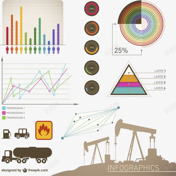 石油用量分析图图标png_新图网 https://ixintu.com 图标 开采 石化 石油 石油化工