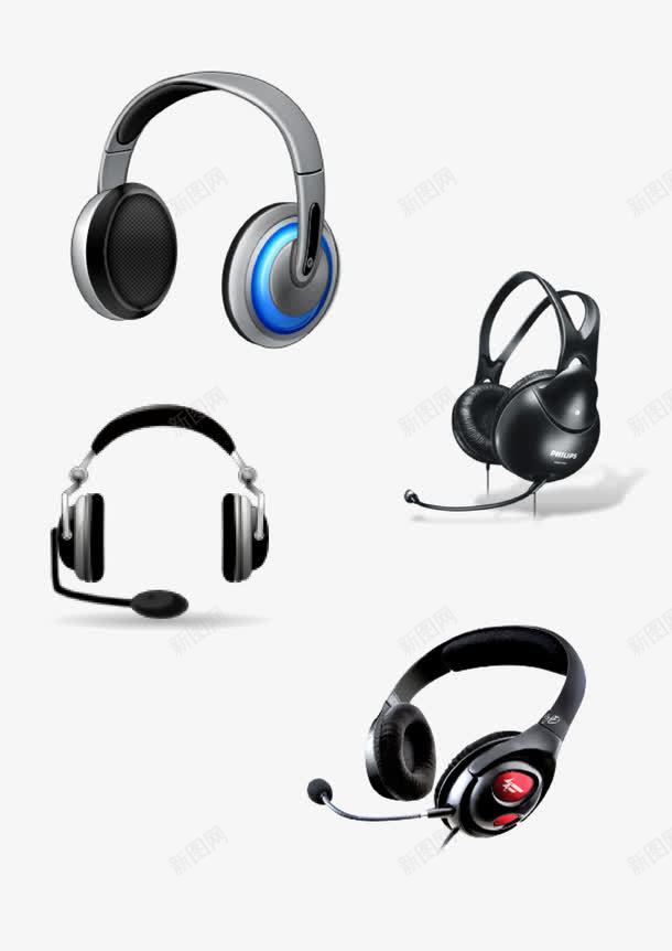 渲染3D耳机png免抠素材_新图网 https://ixintu.com 3D的 单曲循环 外戴式耳机 工业设计的 彩色的 渲染的 音乐工具