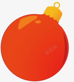 圣诞球平面圣诞球矢量图高清图片