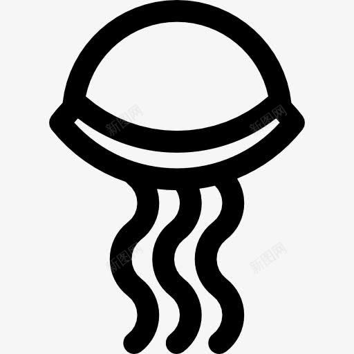 海蜇图标png_新图网 https://ixintu.com 动物 有毒 有毒的水 水族馆 海洋生物