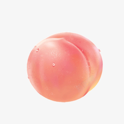 桃子水蜜桃水果粉色素材