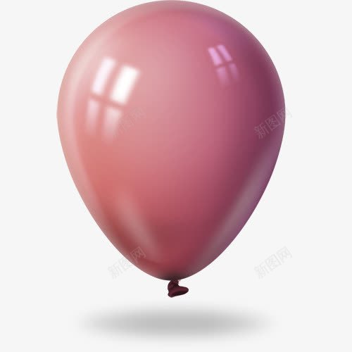 红色简约气球装饰图案png免抠素材_新图网 https://ixintu.com 免抠PNG 气球 简约 红色 装饰图案
