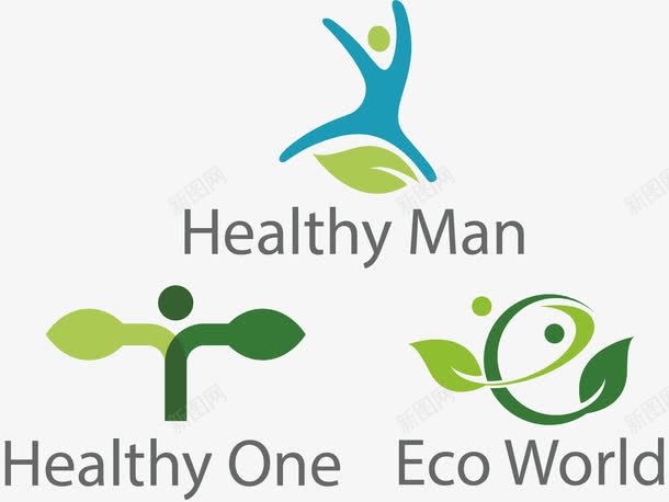 健康标志png免抠素材_新图网 https://ixintu.com ecoworld healthyman 健康 医用标志 卡通