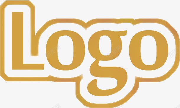 黄色卡通可爱LOGO字母png免抠素材_新图网 https://ixintu.com logo 卡通 可爱 字母 黄色