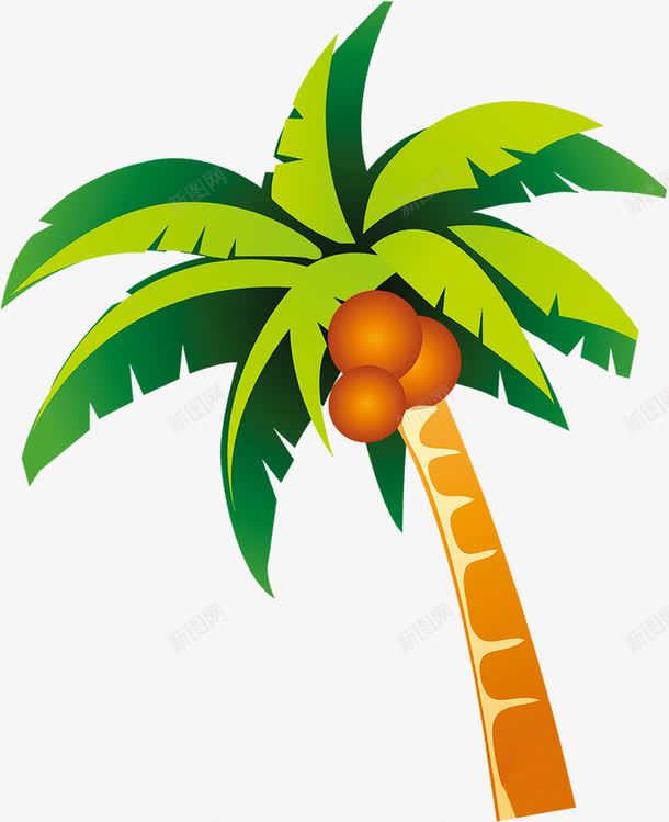 夏季椰子树png免抠素材_新图网 https://ixintu.com 夏季 椰子树 素材