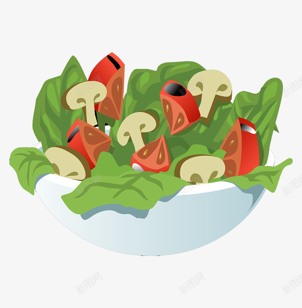 碗里的蔬菜png免抠素材_新图网 https://ixintu.com PNG素材 碗 绿叶 蔬菜