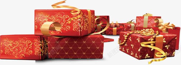 红色中式礼物png免抠素材_新图网 https://ixintu.com 中式 礼物 红色 设计