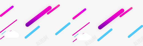 紫色简约线条漂浮png免抠素材_新图网 https://ixintu.com 免抠PNG 漂浮素材 简约 紫色 线条