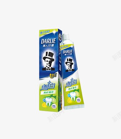 黑人牙膏超白png免抠素材_新图网 https://ixintu.com 产品实物 超白 黑人牙膏
