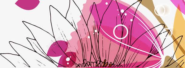 水彩花朵手绘创意png免抠素材_新图网 https://ixintu.com 创意 水彩 花朵 设计
