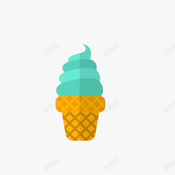 蓝色冰淇淋png免抠素材_新图网 https://ixintu.com 冰棒 冰淇淋 棒冰